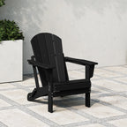 Polytrends Laguna Sedia Adirondack Pieghevole da Esterno per Patio Resistente allo Sbiadimento e alle Intemperie