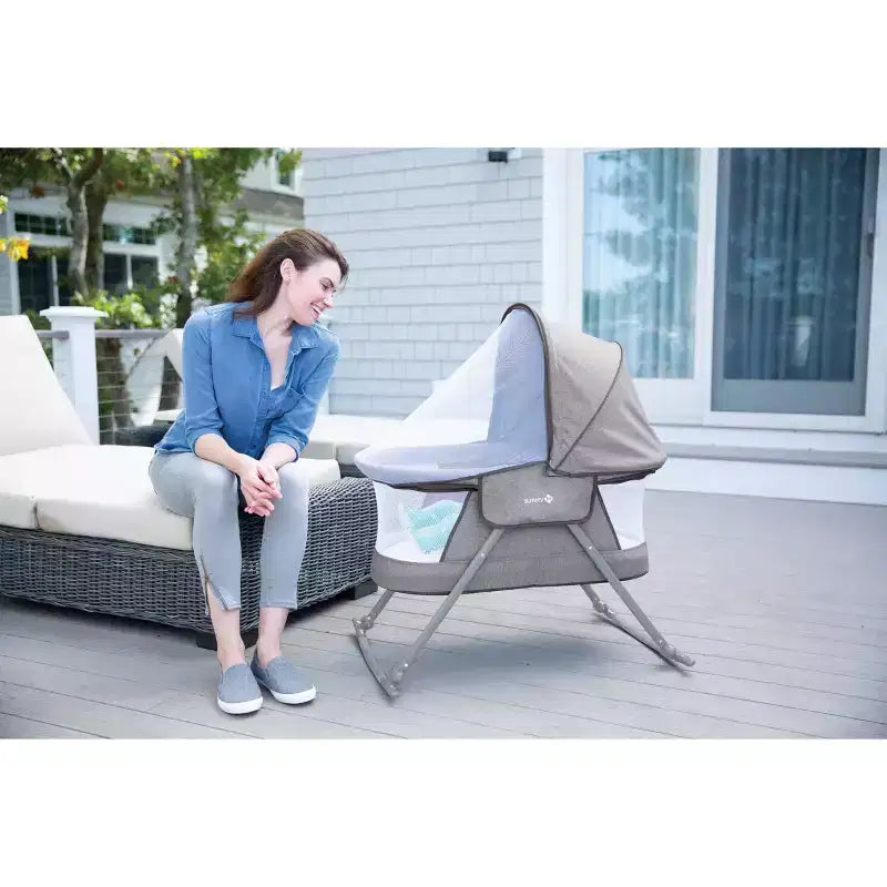 Safety 1st Nap and Go Travel Bassinet - Nightfall