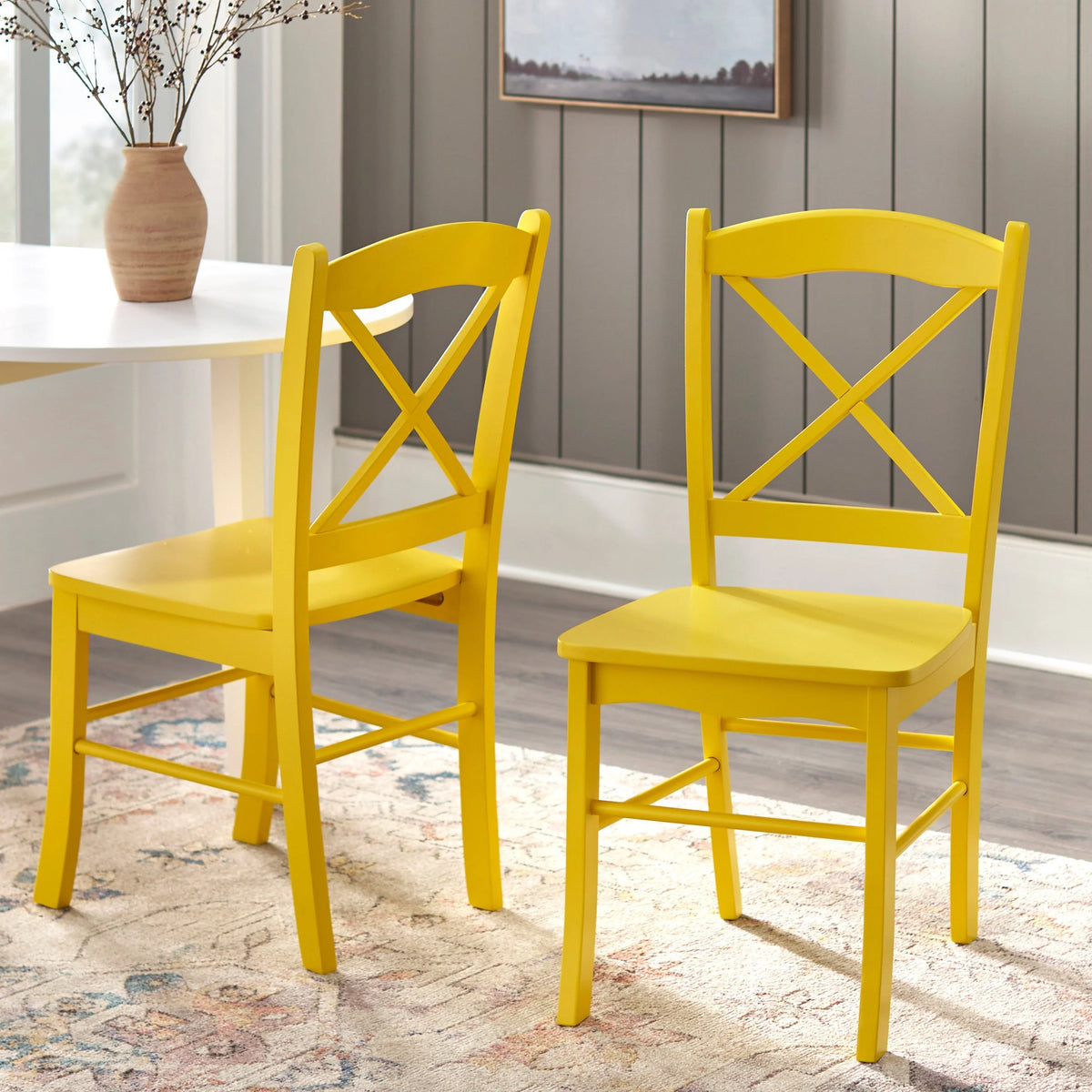 Sedie da pranzo per cottage di campagna Simple Living (set da 2)