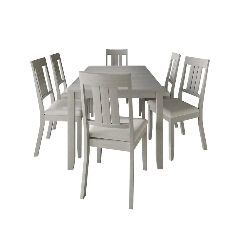 Set da pranzo da 7 pezzi in legno CraftPorch Classic