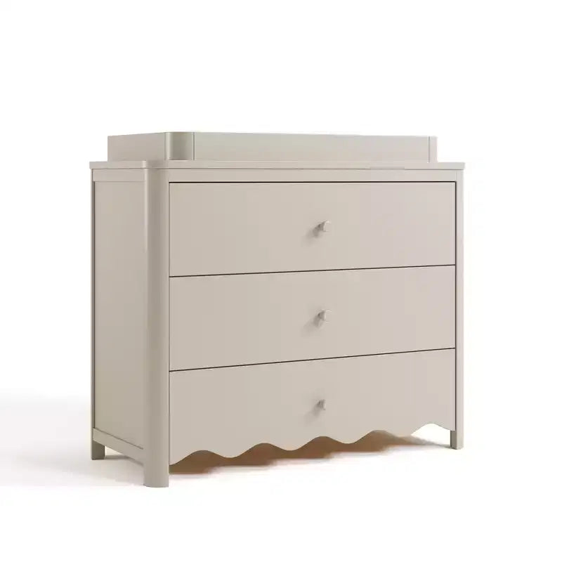 Comodino fasciatoio a 3 cassetti Storkcraft Casablanca con piano rimovibile