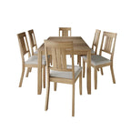 Set da pranzo da 7 pezzi in legno CraftPorch Classic