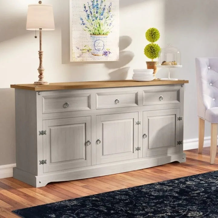 65 Credenza da buffet in legno stile rustico - Collezione Corona