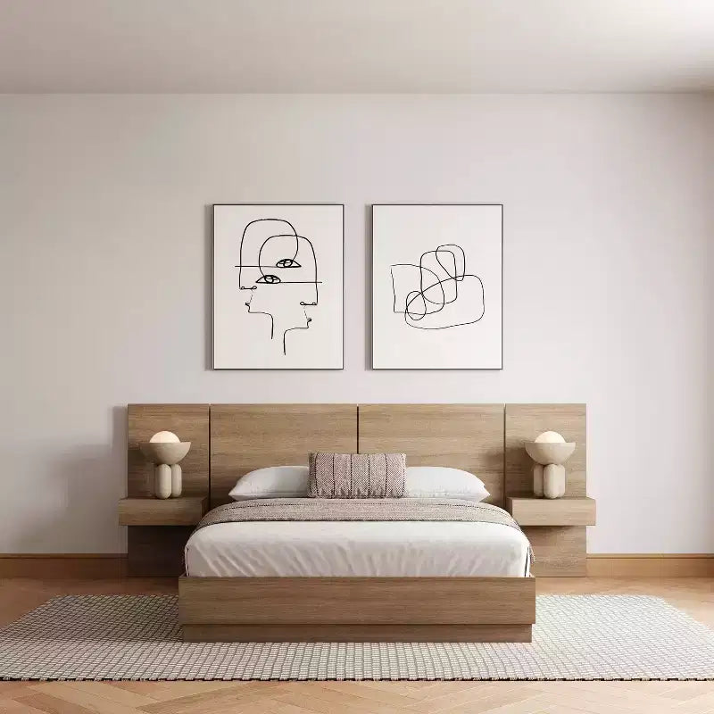 Set camera da letto Nexera Milano 4 pezzi queen size