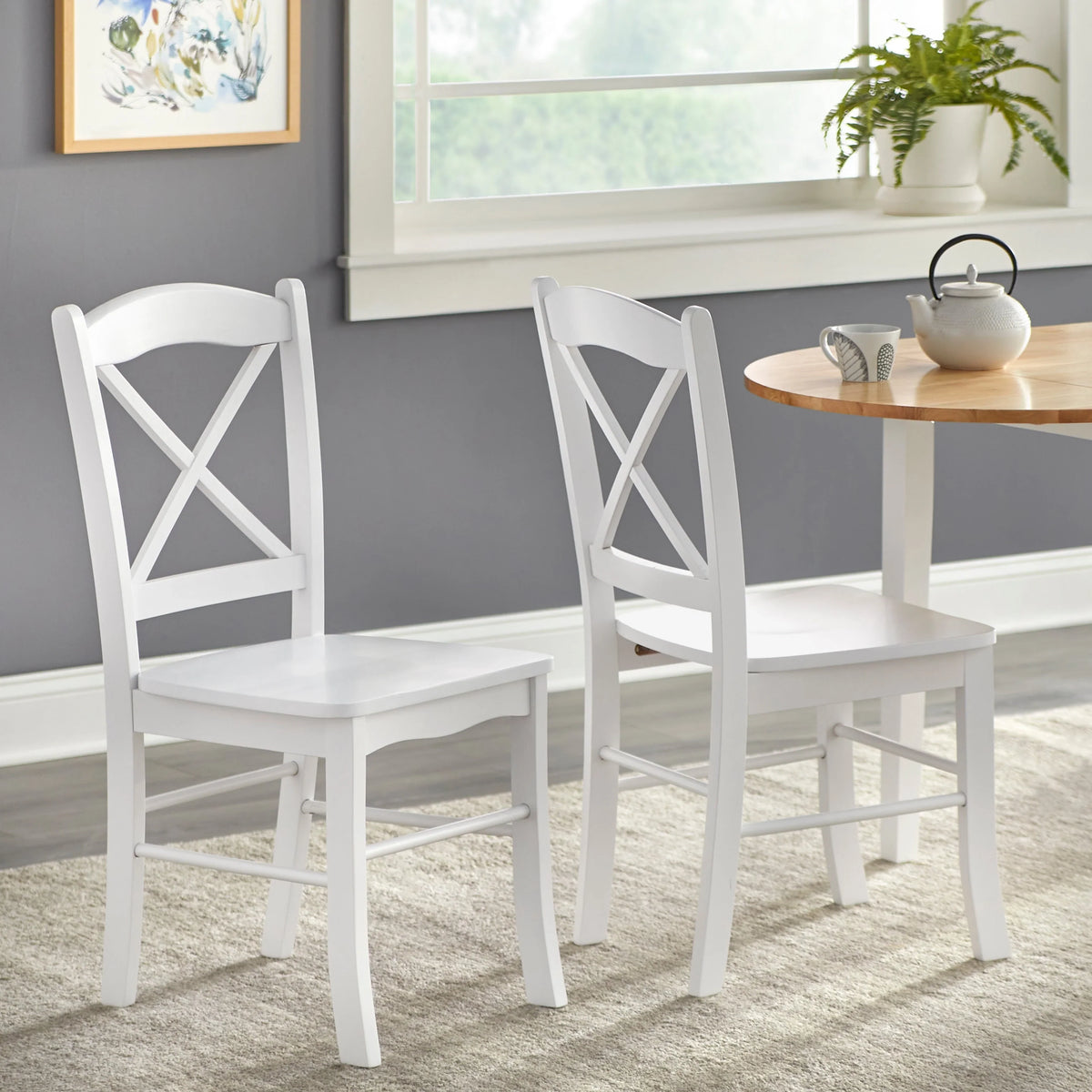 Sedie da pranzo per cottage di campagna Simple Living (set da 2)