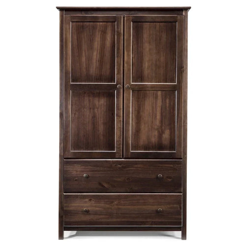Armadio a due ante in legno massello - 41x72x22