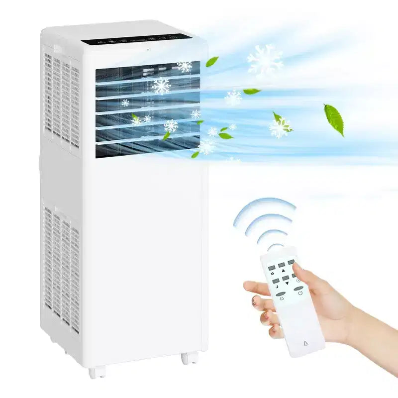 Condizionatore portatile da 8.000 BTU - 3 in 1 Raffreddamento, Deumidificatore e Ventilatore per 32 mq con Modalità Notte e 1 Anno di Garanzia