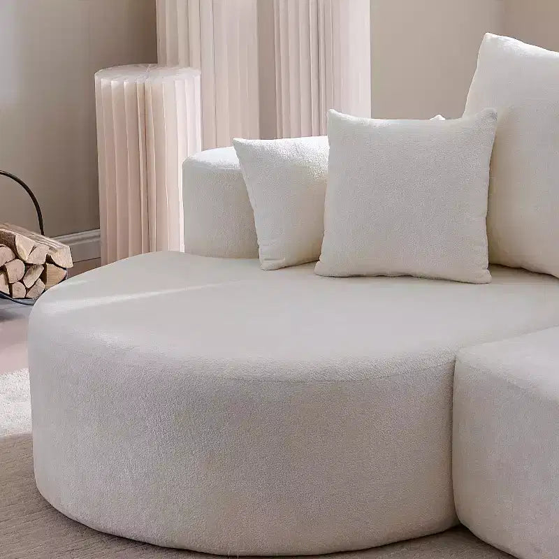Christopher Knight Home Shamus, canapé d'angle moderne et douillet à 4 places avec 7 coussins