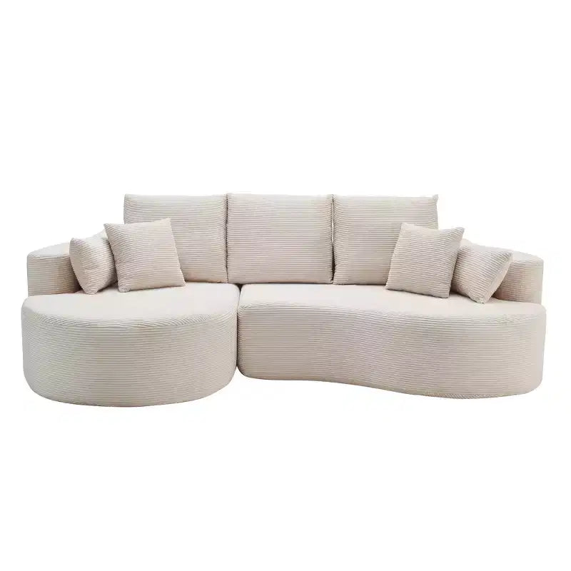 Christopher Knight Home Shamus, canapé d'angle moderne et douillet à 4 places avec 7 coussins
