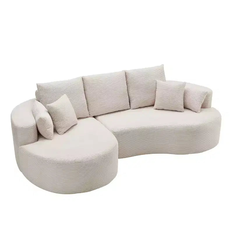Christopher Knight Home Shamus, canapé d'angle moderne et douillet à 4 places avec 7 coussins