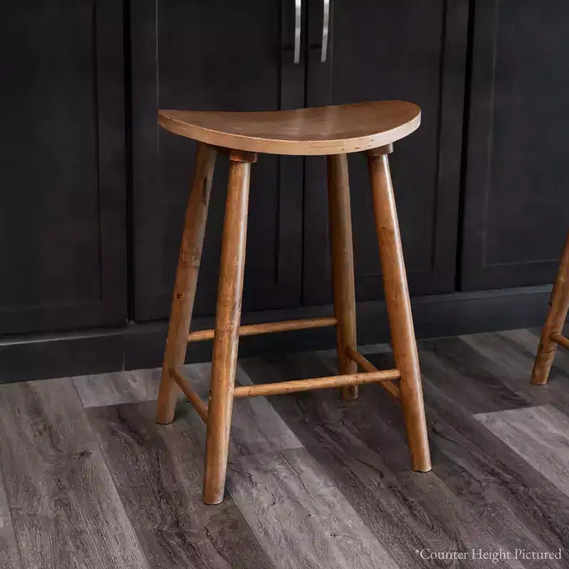 Sgabello da bar per cucina in legno senza schienale 30