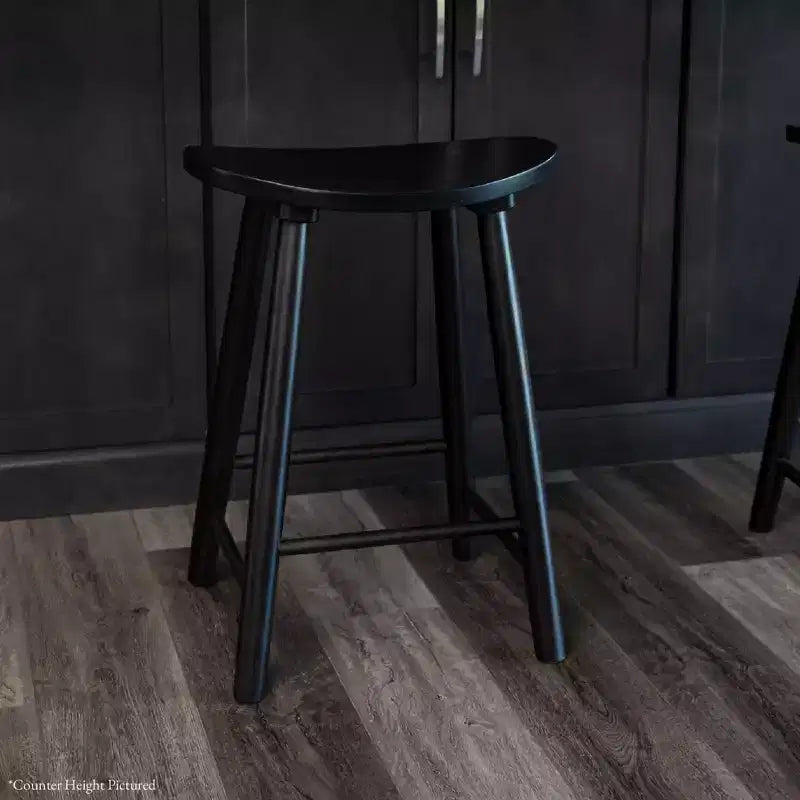 Sgabello da bar per cucina in legno senza schienale 30