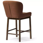 Sgabello da bancone con rivestimento in tessuto 26