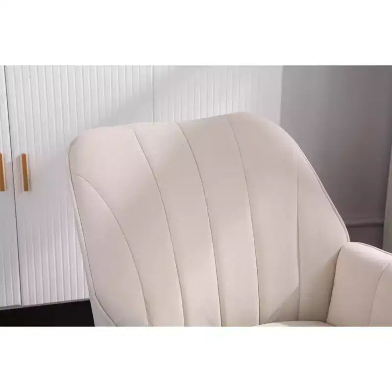 Poltrona moderna in velluto per soggiorno, poltroncina imbottita in stile Mid-Century con gambe in legno dorato per sala lettura o camera da letto