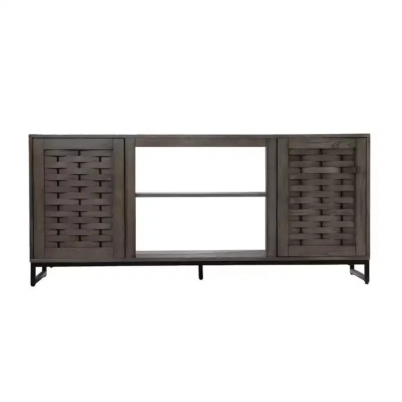 Akehurst TV Stand with Media Storage - Grey - SEI