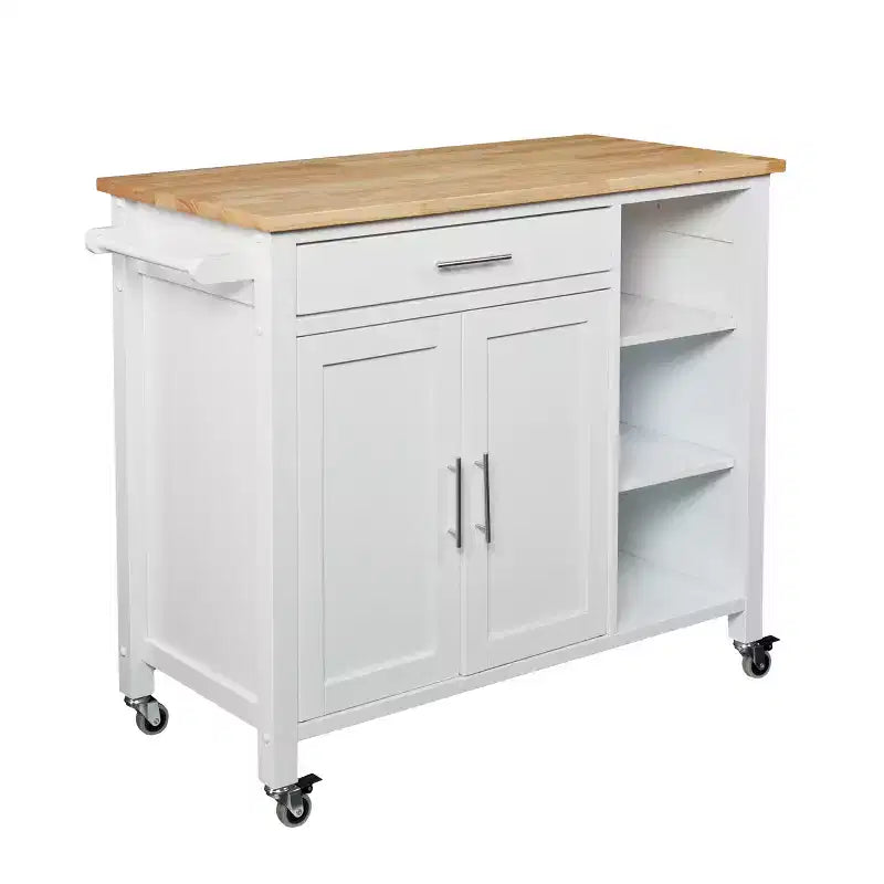 Martinville Kitchen Cart - White - SEI