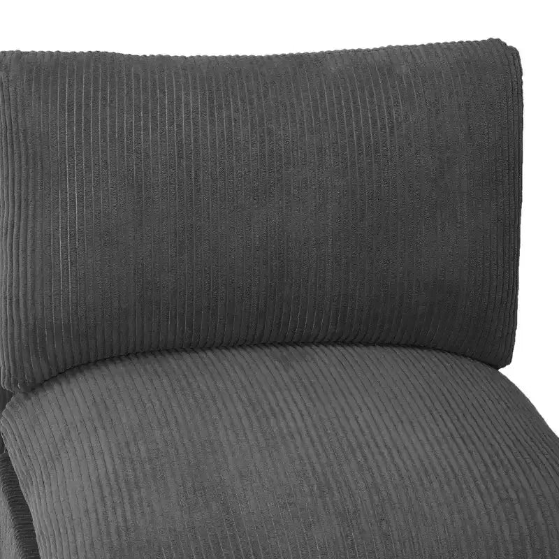 WestinTrends Hearthside 68.5 Corduroy Upholstered Indoor Chaise Lounge Chair