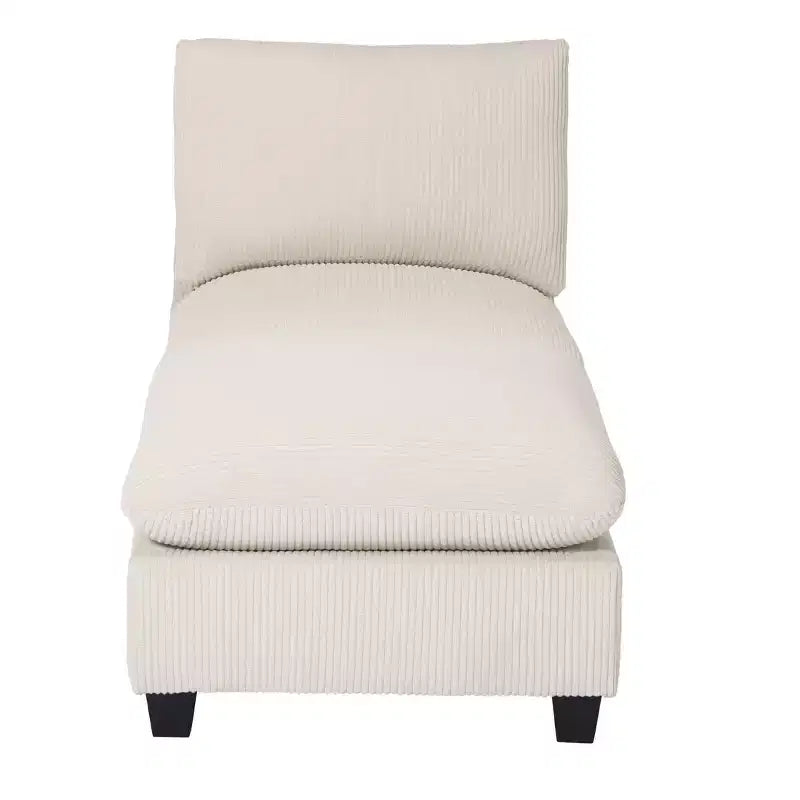 WestinTrends Hearthside 68.5 Corduroy Upholstered Indoor Chaise Lounge Chair