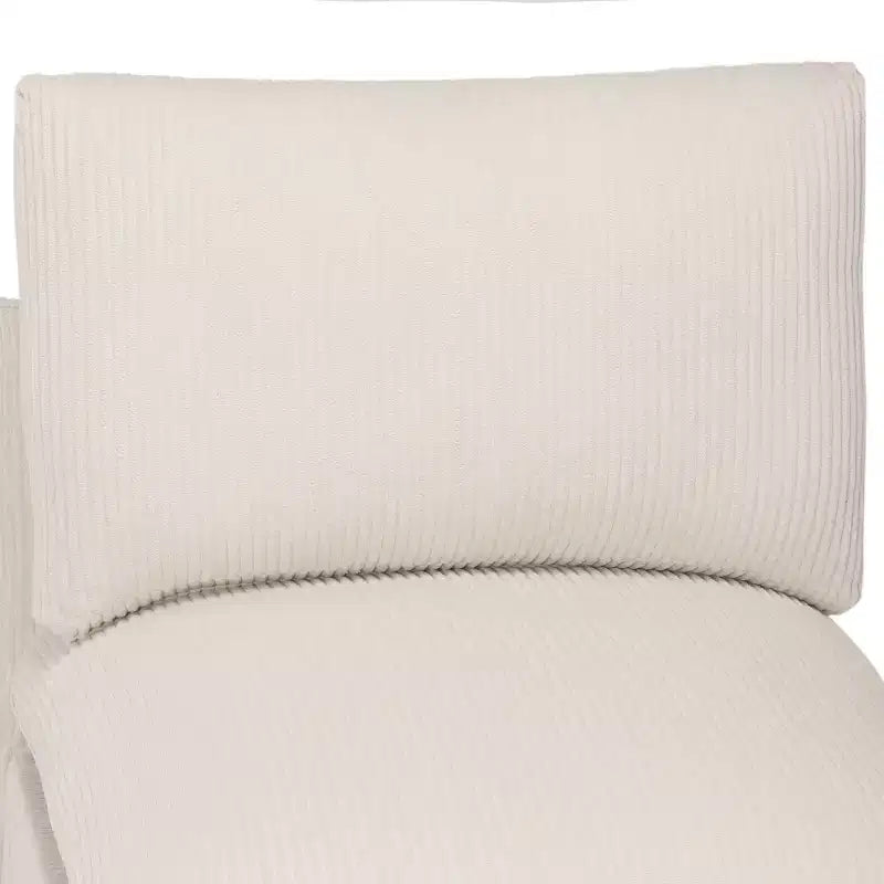 WestinTrends Hearthside 68.5 Corduroy Upholstered Indoor Chaise Lounge Chair