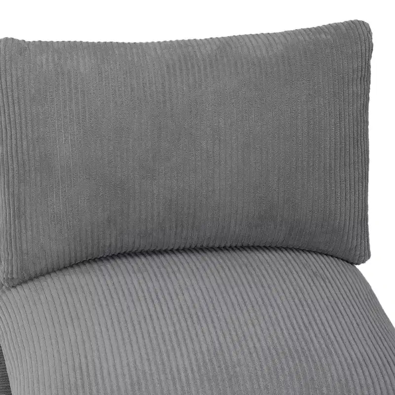 WestinTrends Hearthside 68.5 Corduroy Upholstered Indoor Chaise Lounge Chair