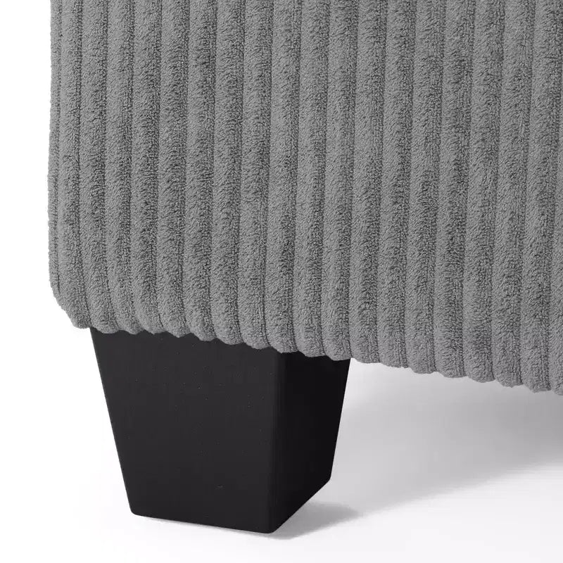 WestinTrends Hearthside 68.5 Corduroy Upholstered Indoor Chaise Lounge Chair