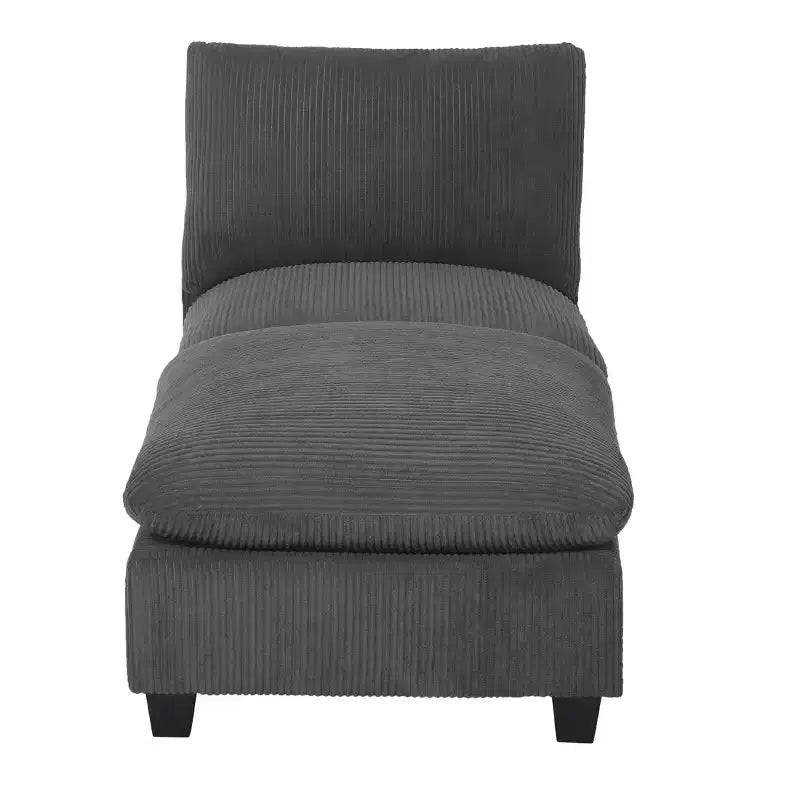 WestinTrends Hearthside 68.5 Corduroy Upholstered Indoor Chaise Lounge Chair