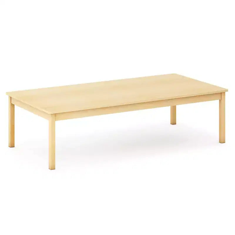 Guidecraft EdQ Toddler Table - Natural: Rectangle Wooden Activity Table for Kids, 30x60 | Toddler Desk for Daycare, Preschool & Playroom