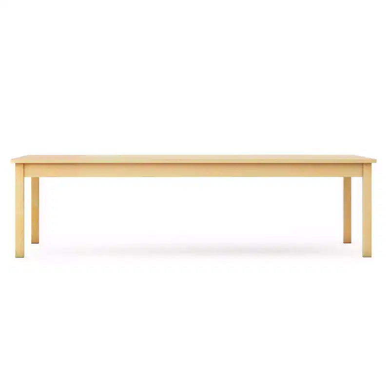 Guidecraft EdQ Toddler Table - Natural: Rectangle Wooden Activity Table for Kids, 30x60 | Toddler Desk for Daycare, Preschool & Playroom