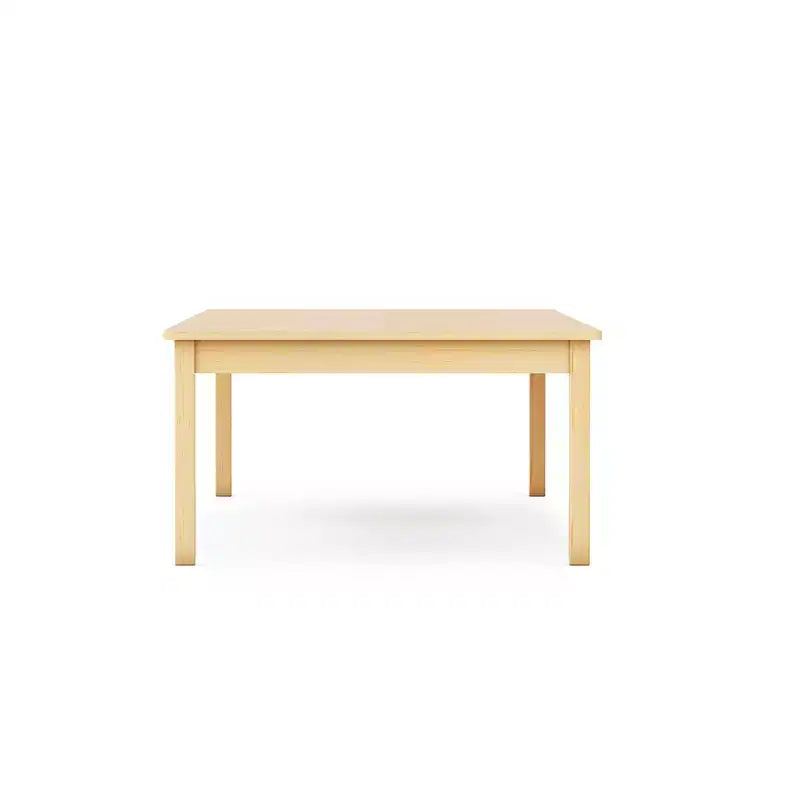 Guidecraft EdQ Toddler Table - Natural: Rectangle Wooden Activity Table for Kids, 30x60 | Toddler Desk for Daycare, Preschool & Playroom