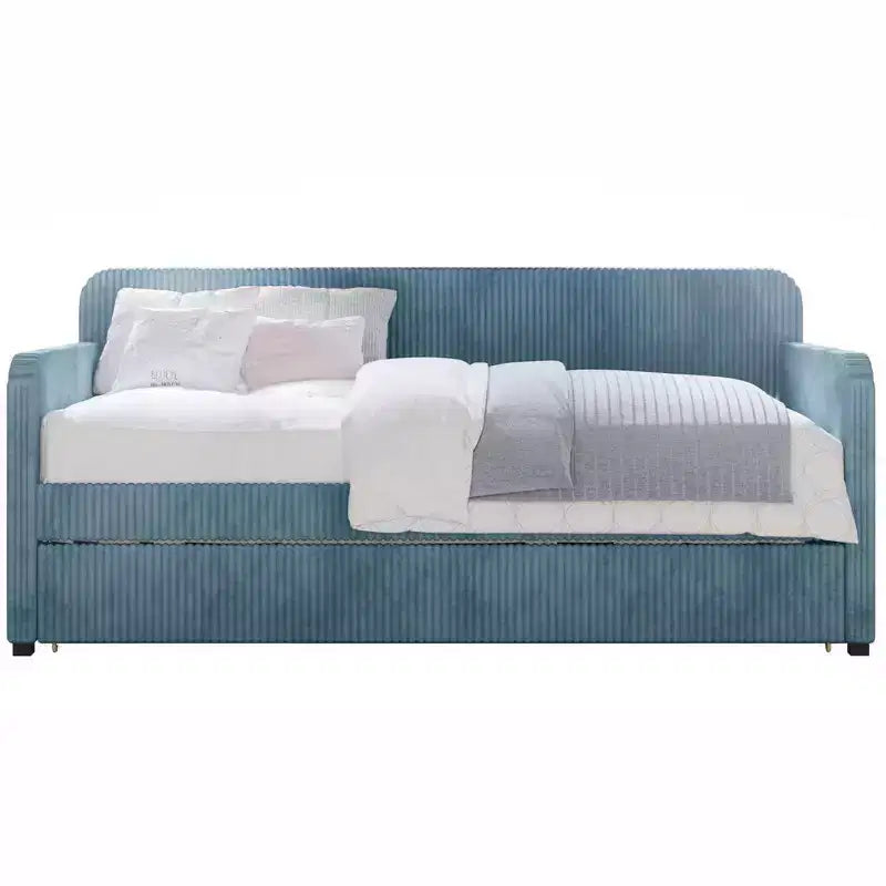 Home Design Melissa Twin Upholstered Daybed with Trundle