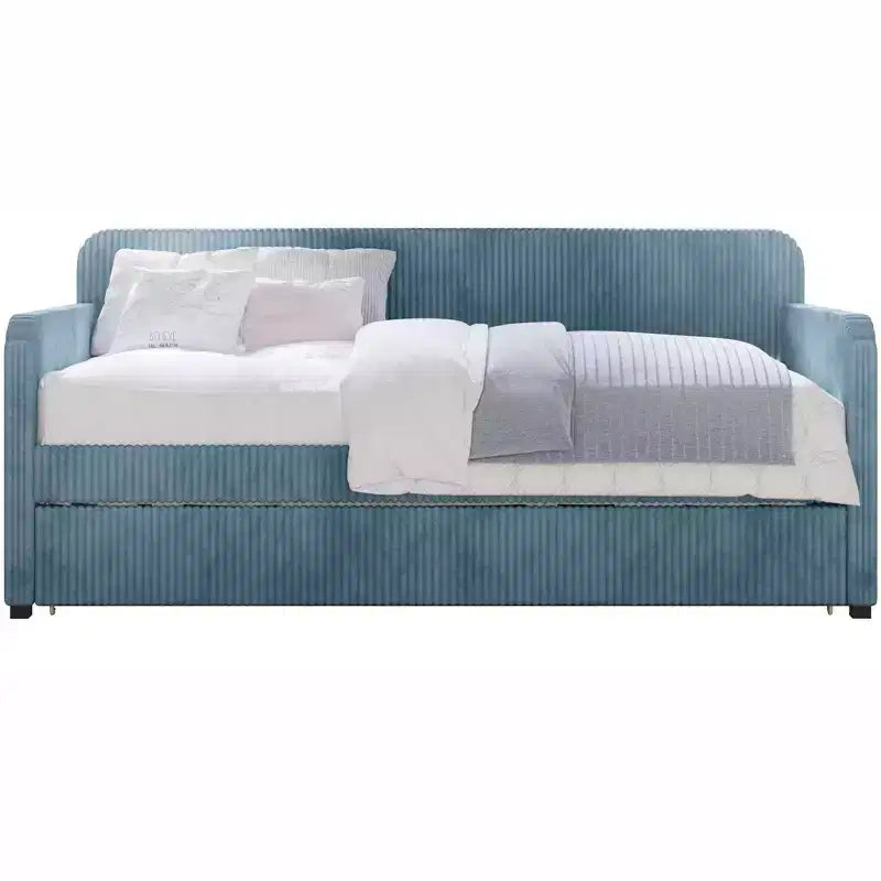 Home Design Melissa Twin Upholstered Daybed with Trundle