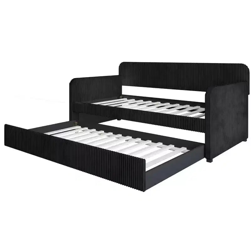 Home Design Melissa Twin Upholstered Daybed with Trundle