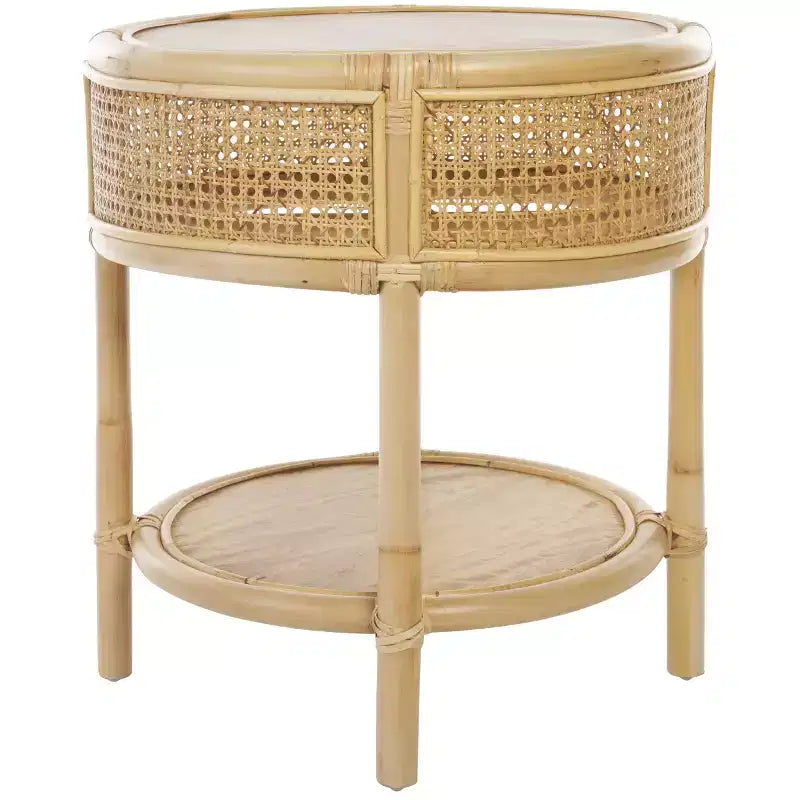 Arvid Round Accent Table - ACC6505A - Natural - Safavieh