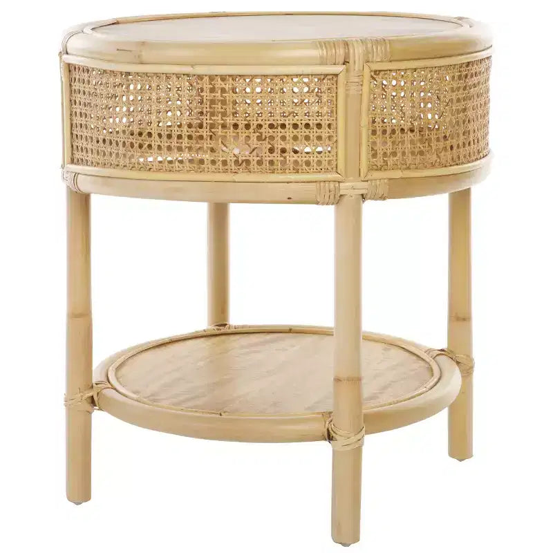 Arvid Round Accent Table - ACC6505A - Natural - Safavieh