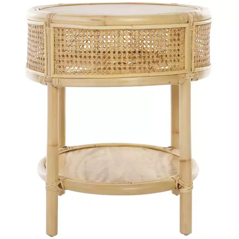 Arvid Round Accent Table - ACC6505A - Natural - Safavieh