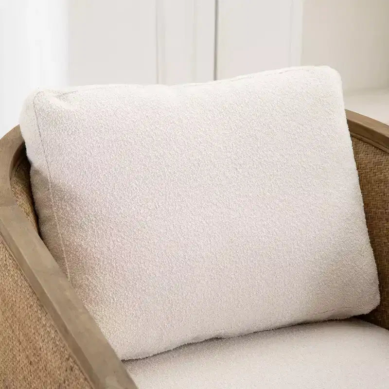 MAYEERTY Cuddle Chair Fluffy Velvet Swivel 360 for Bedroom Waiting Rooms