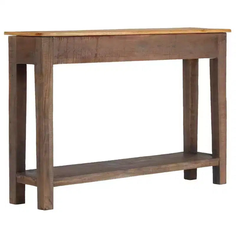 vidaXL Console Table Vintage Entryway Table with Storage Solid Wood Acacia