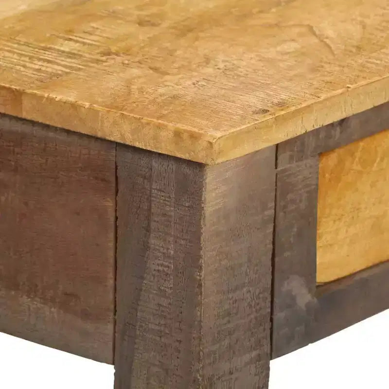 vidaXL Console Table Vintage Entryway Table with Storage Solid Wood Acacia