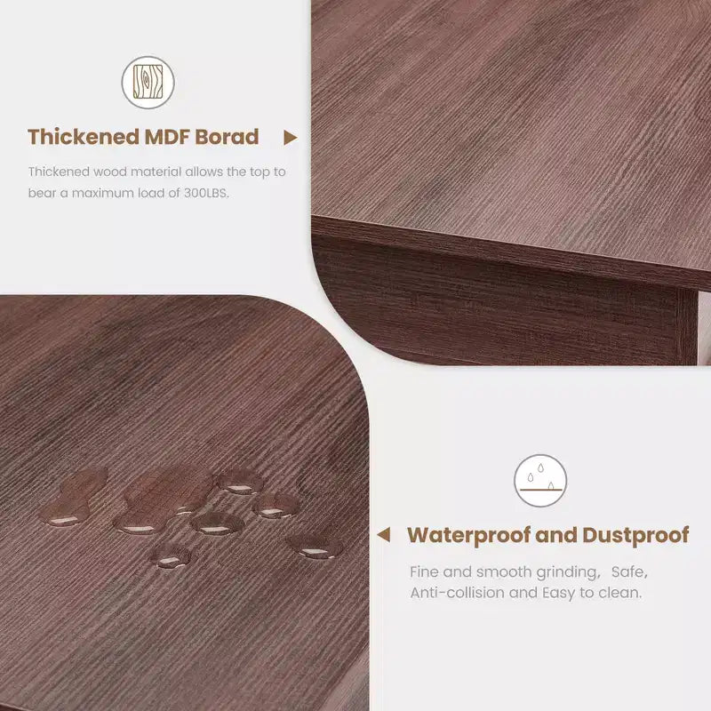 Table de salle à manger pour 6-8 personnes - Table de cuisine rustique en bois de 180 cm avec pieds robustes en forme de V (pour 6-10 personnes, finition marron)