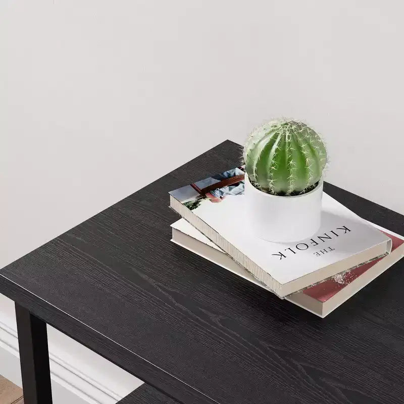 Meuble TV avec 2 tiroirs en tissu pour téléviseur 55 pouces Meuble TV avec placards de rangement Console multimédia avec étagère ouverte Meuble de divertissement