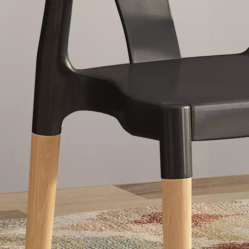 Okak Lot de 2 chaises de salle à manger modernes, chaises de salle à manger en tissu, chaises d'appoint de cuisine rembourrées avec dossier incurvé et cadre en métal