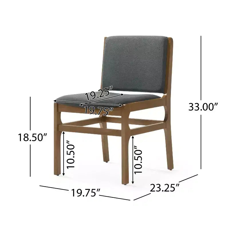 Okak Lot de 2 chaises de salle à manger modernes, chaises de salle à manger en tissu, chaises d'appoint de cuisine rembourrées avec dossier incurvé et cadre en métal