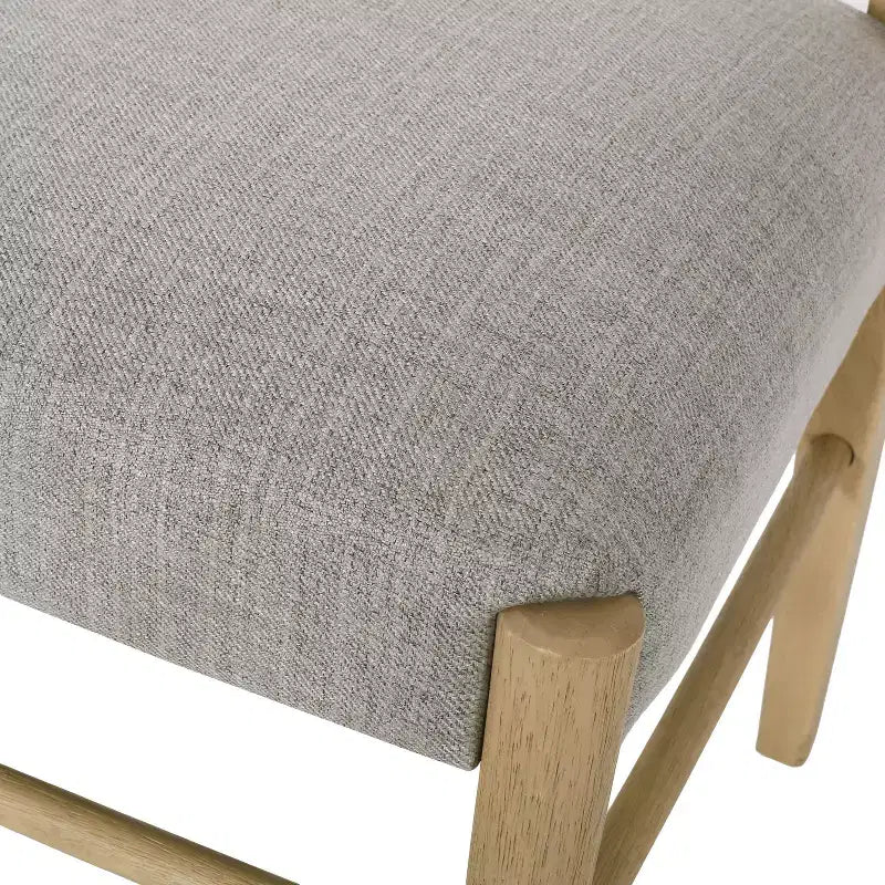 Okak Lot de 2 chaises de salle à manger modernes, chaises de salle à manger en tissu, chaises d'appoint de cuisine rembourrées avec dossier incurvé et cadre en métal