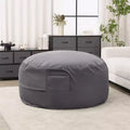 MAYEERTY 4ft Foam Filled Bean Bag Chair Soft Removable Cover Comfortable for Adults Kids Living Room Bedroom Dorm
