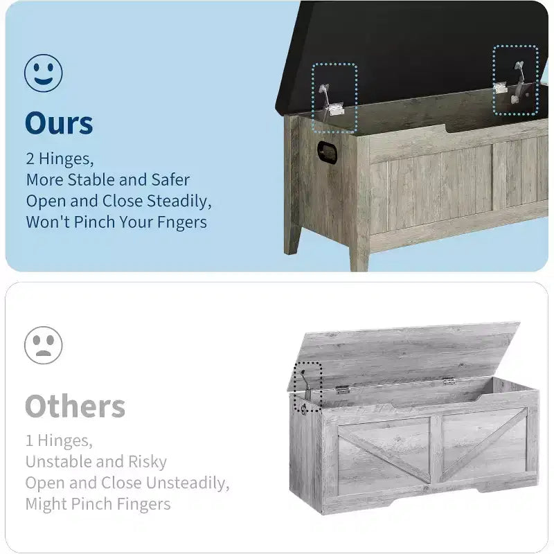 39.4 Banc de rangement en rotin pour entrée avec coussin d'assise, coffre de rangement, banc à chaussures, coffre de rangement pour entrée, salon, chambre à coucher