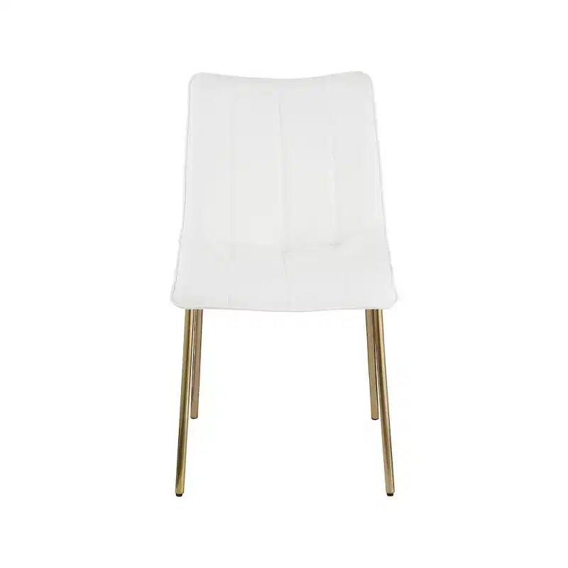 Meridian Furniture,Chaises de salle à manger Isla en cuir végétalien, ensemble de 2