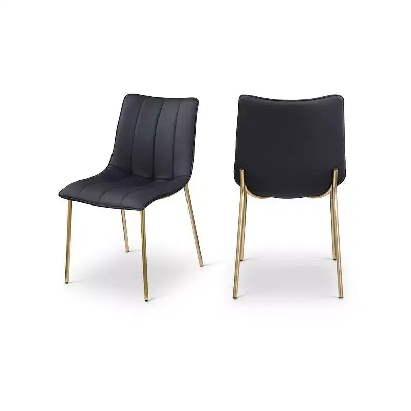 Meridian Furniture,Isla Vegan Leather Dining Chair, Set of 2