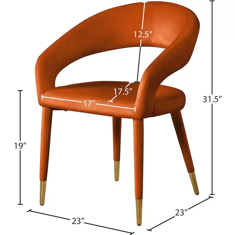 Meridian Furniture,Destiny Velvet Dining Chair