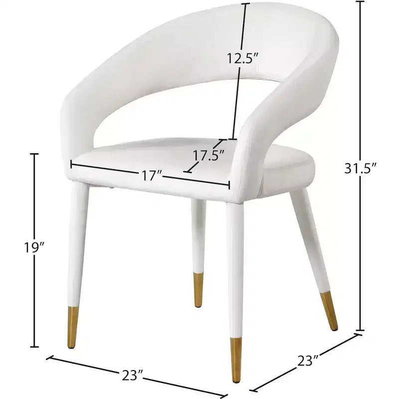 Meridian Furniture,Destiny Velvet Dining Chair