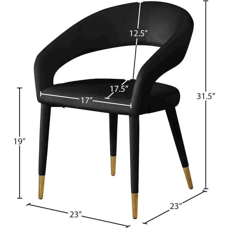 Meridian Furniture,Destiny Velvet Dining Chair